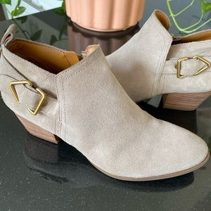 Franco Sarto Grey Dylann Booties